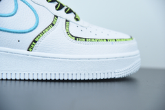 Nike Air Force 1 Low Worldwide White Blue Fury Volt - Born Sneakers