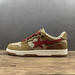 Bape Sk8 Sta Low Wheat Red
