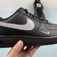 Nike Air Force 1 Low '07 LV8 Black Metallic Silver - Born Sneakers
