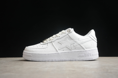 A Bathing Ape Bape Sta Low M2 White Leather