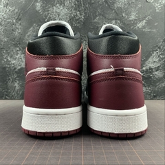 Jordan 1 Mid SE Black Dark Beetroot - Born Sneakers