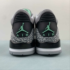Jordan 3 Black/Green Glow - Born Sneakers