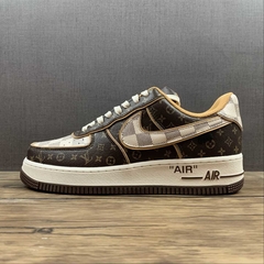 Nike Air Force 1 Low Louis Vuitton Monogram Brown Damier Azur
