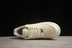 Nike Air Force 1'07 Low Beige/Light Green Custom - loja online