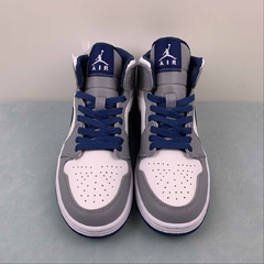 Jordan 1 Mid Cement True Blue - loja online