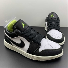 Jordan 1 Low White Black Green na internet