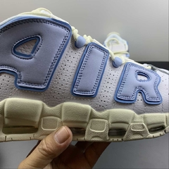 Nike Air More Uptempo White Blue - Born Sneakers