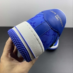 Louis Vuitton Nike Air Force 1 Low By Virgil Abloh White Blue - loja online