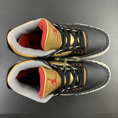 Jordan 3 Retro Black Cement Gold - loja online