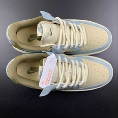 Nike Air Force 1 Fontanka Light Blue Brown White - loja online