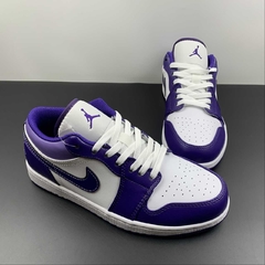 Jordan 1 Low White Purple na internet