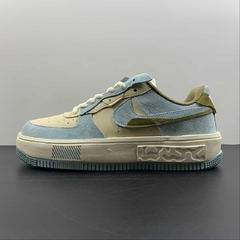 Nike Air Force 1 Fontanka Light Blue Brown White