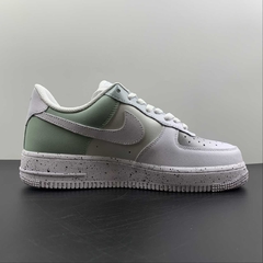 Nike Air Force 1 Low White Light Green Custom - comprar online