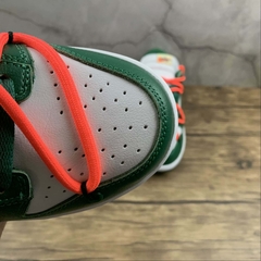 Nike Dunk Low Off-White Pine Green na internet