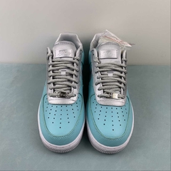 Nike Air Force 1 Low Tiffany & Co. 1837 Silver Custom - loja online