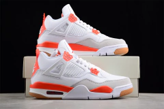 Jordan 4 Retro SB White/Orange Custom - Born Sneakers
