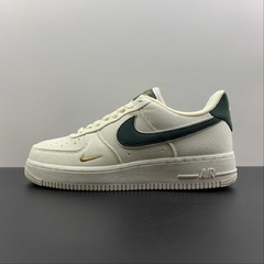 Nike Air Force 1 '07 Low Beige/Glace Blue/Gold Custom