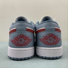 Jordan 1 Low Light Iron Ore/Siren Red - Born Sneakers