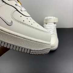 Nike Air Force 1 Mid Silver / Grey Custom - comprar online
