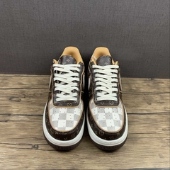 Imagem do Nike Air Force 1 Low Louis Vuitton Monogram Brown Damier Azur