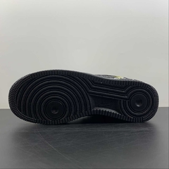 Louis Vuitton Nike Air Force 1 Low By Virgil Abloh Black Metallic Silver