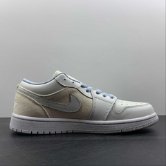Jordan 1 Low Canvas Grey Cream - comprar online