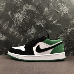 Jordan 1 Low White Black Mystic Green