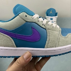 Jordan 1 Low SE Aquatone Concord Light Bone - Born Sneakers