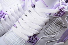 Jordan 4 Retro White/Purple Custom - Born Sneakers