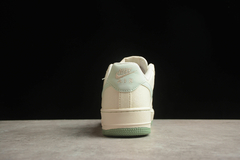 Nike Air Force 1'07 Low Beige/Light Green Custom