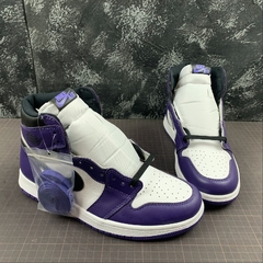 Jordan 1 Retro High Court Purple White na internet