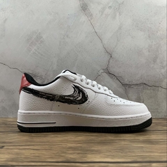 Nike Air Force 1 Low Brushstroke White Black - comprar online