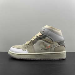 Jordan 1 Mid SE Craft Inside Out White Grey