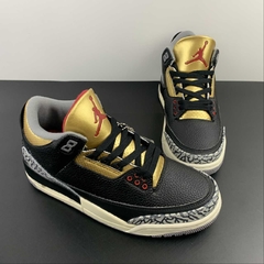 Jordan 3 Retro Black Cement Gold na internet