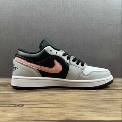 Jordan 1 Low Black Grey Pink - comprar online