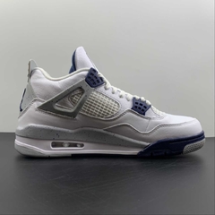 Jordan 4 Retro White Black Midnight Navy - comprar online