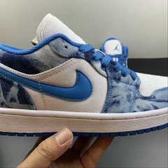Jordan 1 Low Washed Denim - Born Sneakers