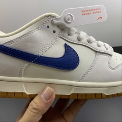 Nike Dunk Low SE Sail Dark Marina Blue - Born Sneakers