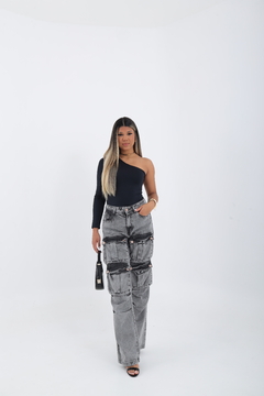 Calça Wide Bolsos na internet