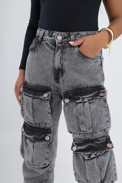 Calça Wide Bolsos
