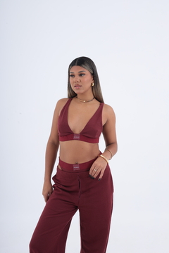 Calça Wide Leg - Moletom - Thai Panin