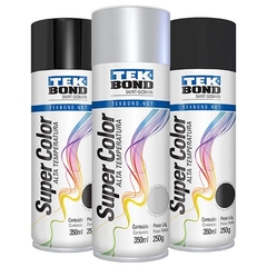 TINTA SPRAY ALTA TEMPERATURA 350ML TEKBOND