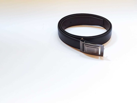 CINTO DE CUERO REVERSIBLE NEGRO/SUELA