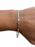 Pulseira Groumet Dupla 3.5mm 20cm 3.5g - Prata 925