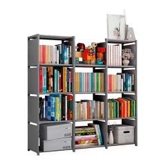 Mueble con 12 espacios de almacenamiento.Modelo: SJ8909