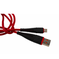 Cable de datos mcro USB universal V8 recubierto de tela CABV5639