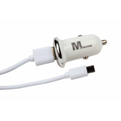 Cargador para auto con cable micro USB V8 CARG6780