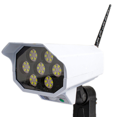 Lampara de camara subrealista, suburbana, con panel solar, con control LAM9232 en internet