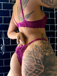 Lingerie Luaninha Fúcsia - comprar online