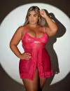 CAMISOLA SENSUAL BELLA GAROTA VENENO ACOMPANHA CALCINHA